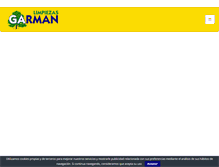 Tablet Screenshot of limpiezasgarman.com